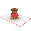 Teddybär mit Herz Pop-Up