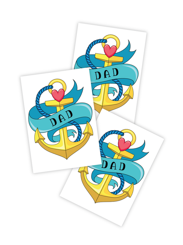 Fake Tattoo Dad