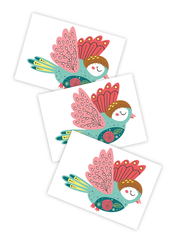 Fake Tattoo Vogel