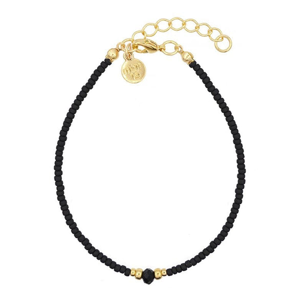 schwarzes Miyuki Armband