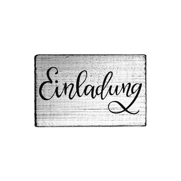 Stempel Einladung