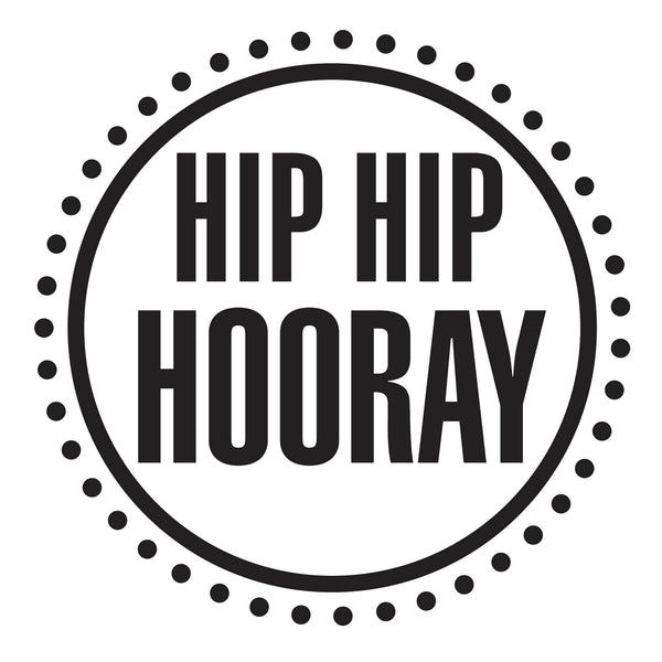 Stempel Hip Hip Hooray
