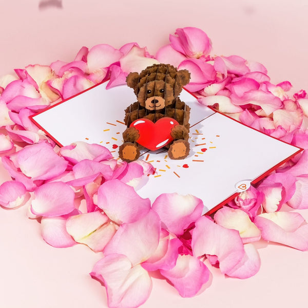 Teddybär mit Herz Pop-Up