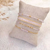 Perlen Armband Flieder