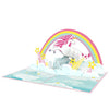 Einhorn mit Regenbogen Pop-Up