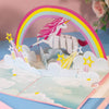 Einhorn mit Regenbogen Pop-Up
