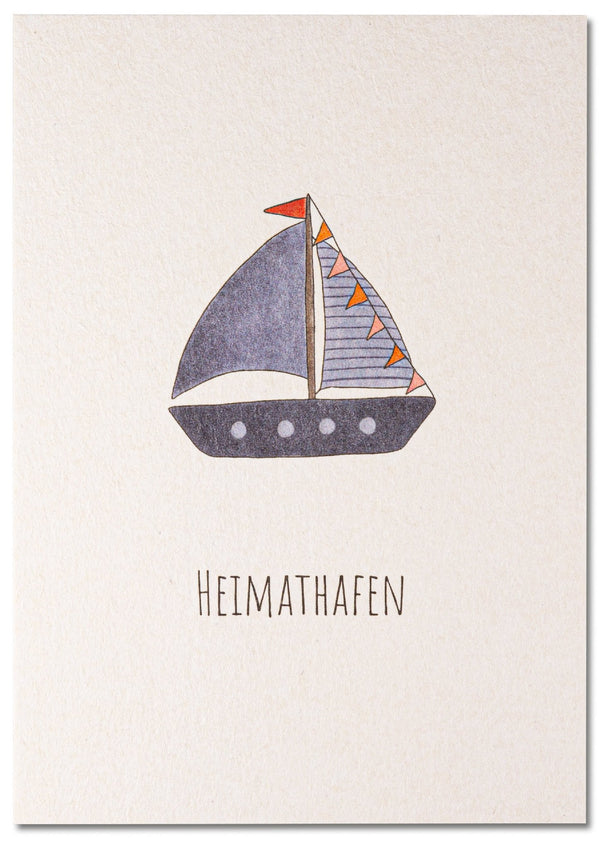 Postkarte Heimathafen