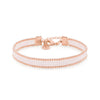 Perlen Armband Flieder