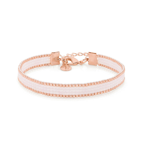Perlen Armband Flieder