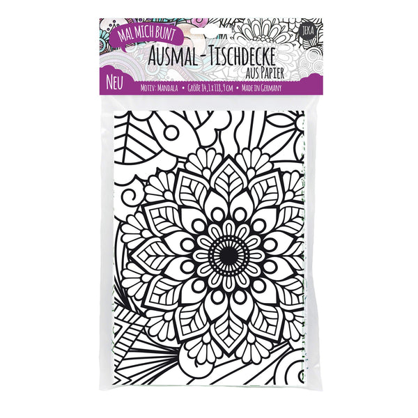 Ausmal-Tischdecke "Mandala"
