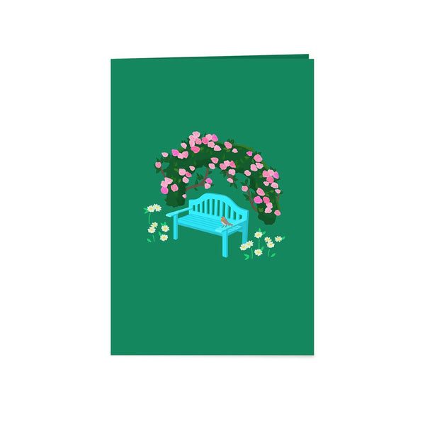 Garten mit Blumen Pop-Up