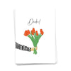 Karte "Danke" mit Blumen