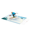 Skifahrer Pop-Up