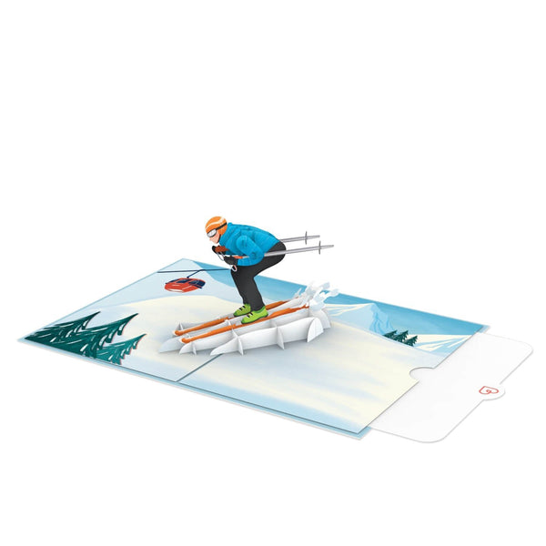 Skifahrer Pop-Up