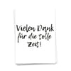 Karte Vielen Dank für die tolle Zeit