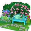 Garten mit Blumen Pop-Up