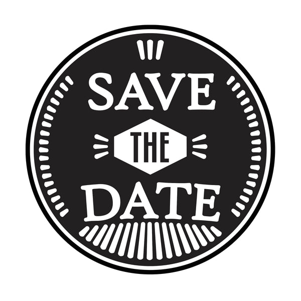 Stempel "SAVE THE DATE"