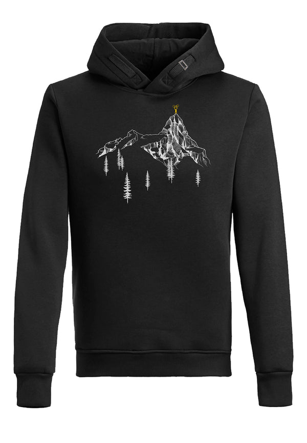 Kapuzen Hoodie Bike Destination black