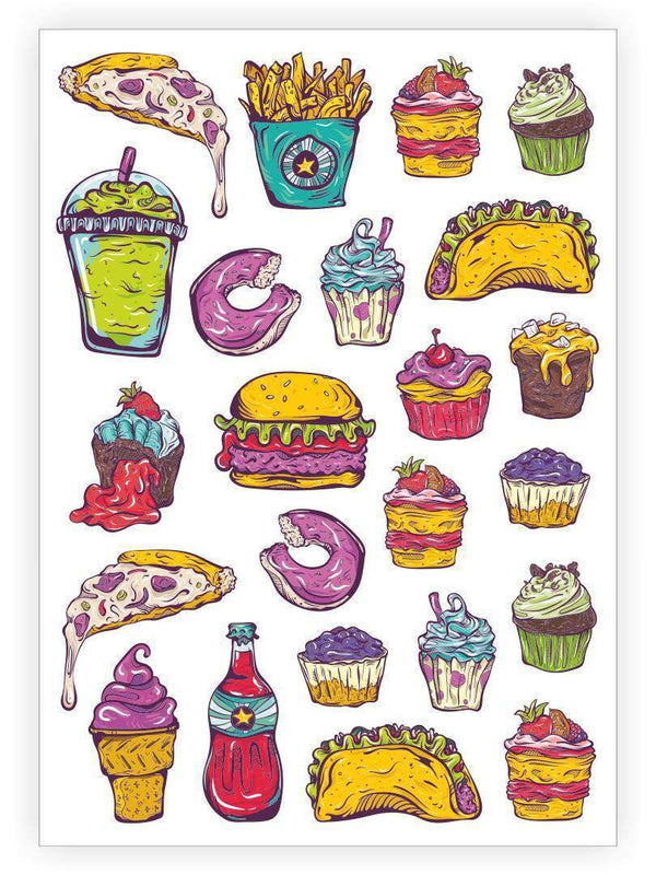Fake Tattoo Fastfood