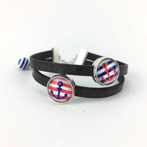 Leder Armband Maritim