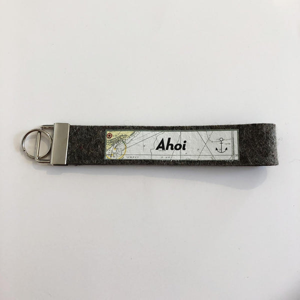 Schlüsselband aus Filz