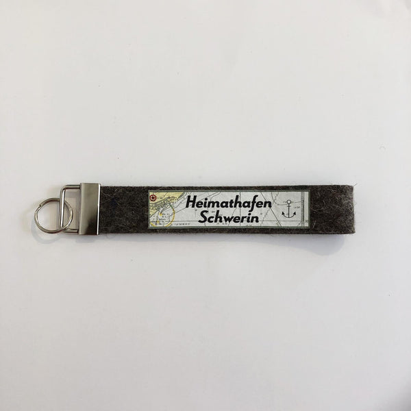 Schlüsselband aus Filz
