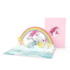 Einhorn mit Regenbogen Pop-Up