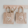Mini Juteshopper "Herz"