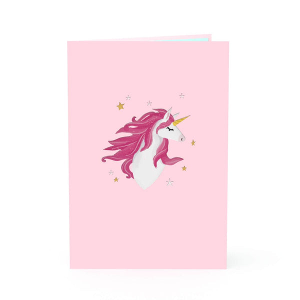 Einhorn mit Regenbogen Pop-Up