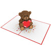 Teddybär mit Herz Pop-Up