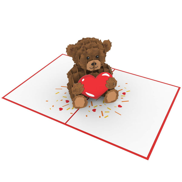 Teddybär mit Herz Pop-Up