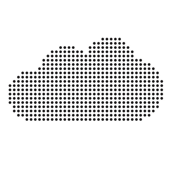 Stempel trendy Wolke
