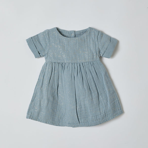 Musselin Glitzer Kleid