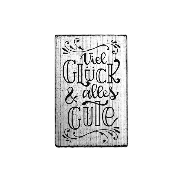 Stempel Viel Glück & alles Gute