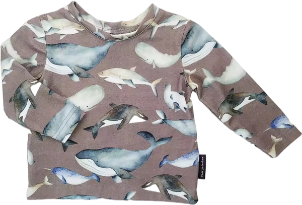 Baby Langarmshirt Wal
