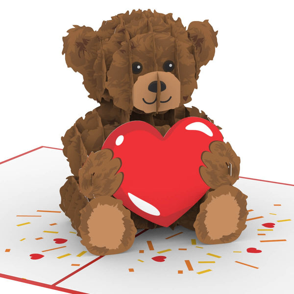 Teddybär mit Herz Pop-Up