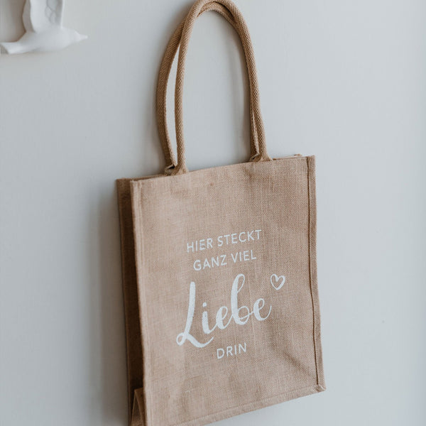 Juteshopper "Hier steckt Liebe drin"