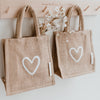 Mini Juteshopper "Herz"