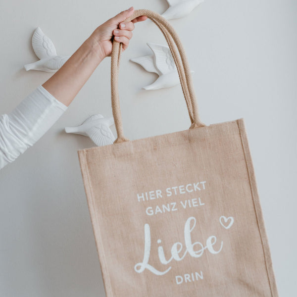 Juteshopper "Hier steckt Liebe drin"