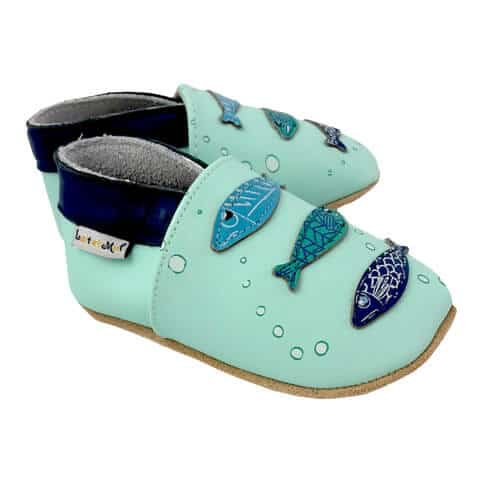 Krabbelschuhe Fische