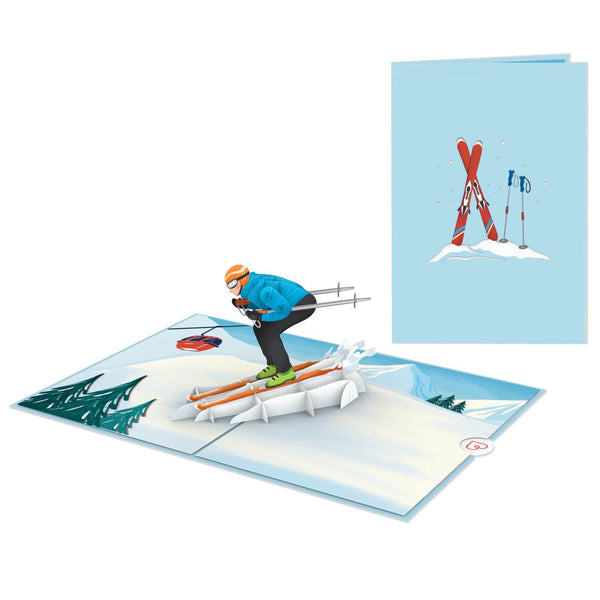 Skifahrer Pop-Up