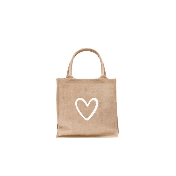 Mini Juteshopper "Herz"