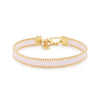 Perlen Armband Flieder