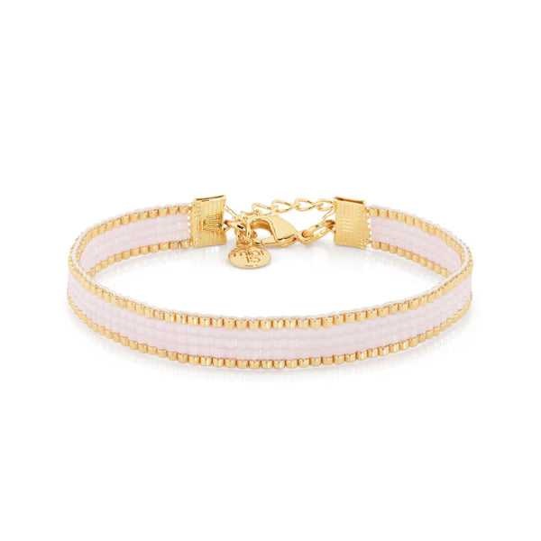 Perlen Armband Flieder