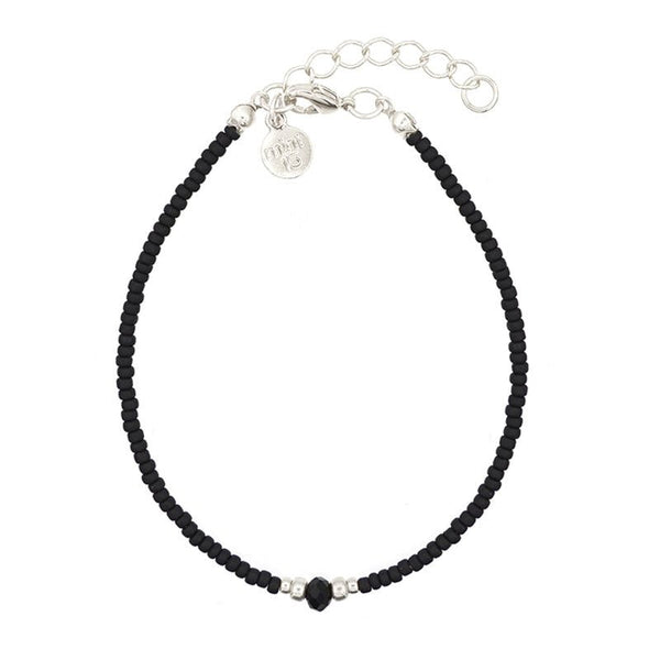 schwarzes Miyuki Armband