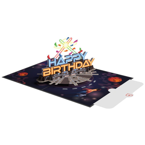 Galaktischer Geburtstag Pop-Up