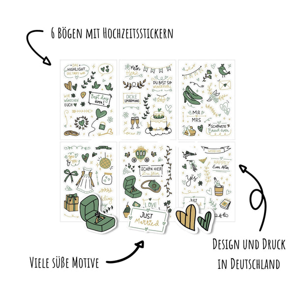 Hochzeitssticker
