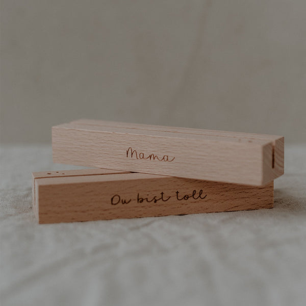 Karten- und Blumenhalter "Mama"
