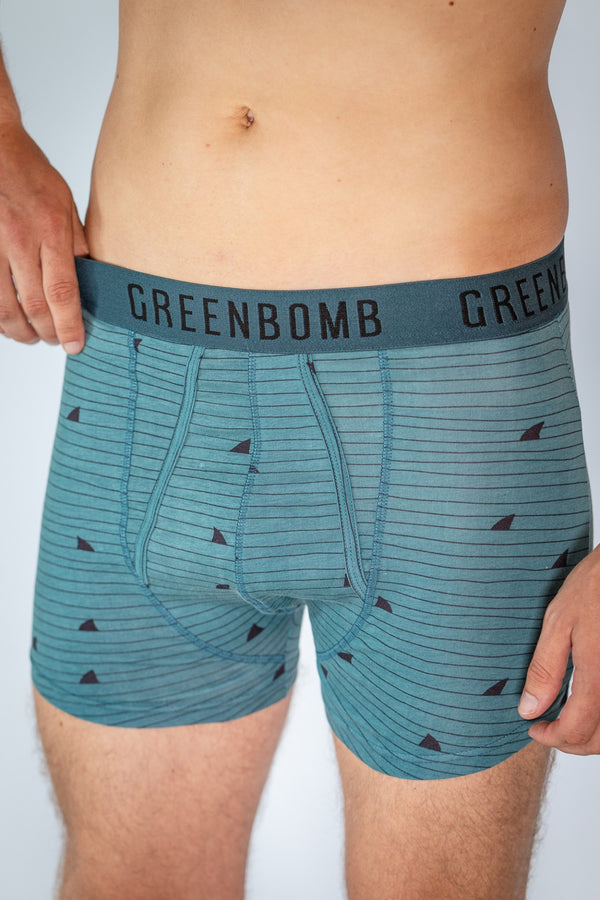 nachhaltige Boxershorts Haie