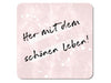 Leuchtender LED Untersetzer